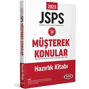 Data Yayınları 2023 Jsps Müşterek Konular Hazırlık Kitabı