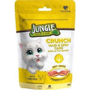 Crunch Kedi Ödül Maması Deri & Tüy Bakımı 60 Gr*10'lu Paket