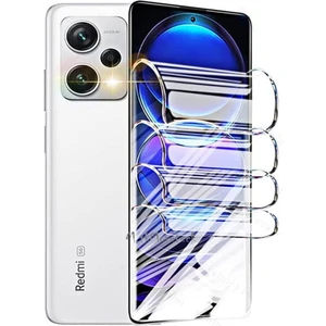 M.TK Moveteck Xiaomi Redmi Note 12 5g Uyumlu Şeffaf Esnek Nano Ekran Koruyucu Cam Flexiple Royal Temperli Zırh Kaplama