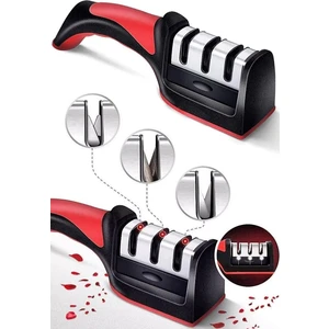 Profesyonel Bıçak Bileme Aleti 3 Açılı Elmas El Bıçakları Bileme Aparatı