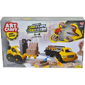 Art Craft 03744 Artstand Forklift Operatör Kum Set - Fen Toys