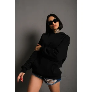Kadın Oversize Kapüşonlu Sweatshirt 000
