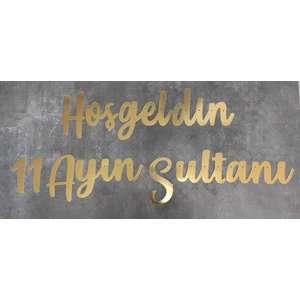 Masalsı Concept Hoşgeldin 11 Ayın Sultanı Ramazan Süsü 11 Parça  Tavan ve Duvar Askısı
