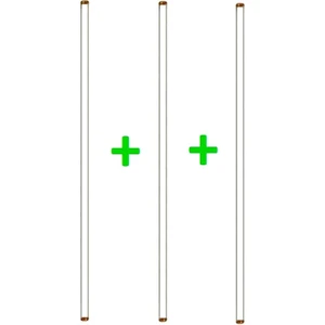 Cam Baget Çubuk 06MM x 25 mm  3'lü Paket
