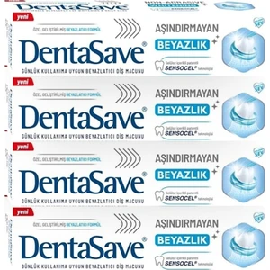 Aşındırmayan Beyazlık 75 ml x 4