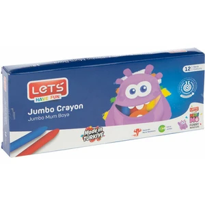 Lets Mum Boya 12 Renk Jumbo L-6512K 7203