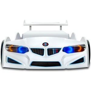İnegöl'den Eve Gt1 - Beyaz Arabalı Yatak, Araba Karyola - M6 Serisi -Eco2