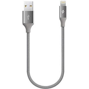 Alumicable Mini 30 cm Lightning Şarj Kablo Uzay Grisi Şarj Kablosu
