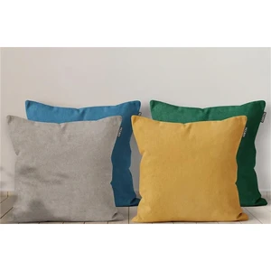 4'lü Kadife Dokulu Kırlent Kılıfı Renkli