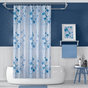 Banyo Perdesi 1x180x200 Tek Kanat Duş Perdesi Halka Hediyeli Duşakabin Perdesi 4246