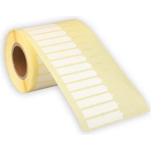 Kuyumcu ve Gözlük Etiketi Beyaz Şeffaf uçlu 10 mm X 76 mm ithal