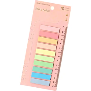 Post-It Sticky Notes Renkli Yapışkan Notlar Not Defteri Etiketi Yer Imleri 200 Yaprak Vanilya