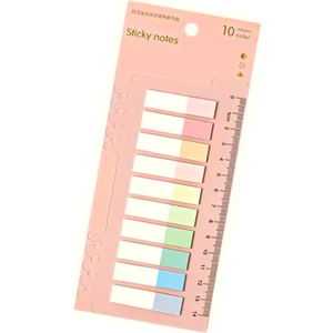 Post-It Sticky Notes Renkli Yapışkan Notlar Not Defteri Etiketi Yer Imleri 200 Yaprak Vanilya