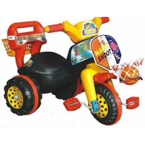 3 Tekerli Basket Potalı Çocuk Bisikleti 1-4 Yaş Kornalı Vesepetli