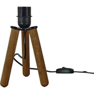 Ahşap Tripod Abajur Ayağı Klasik