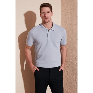 Regular Fit Pamuklu Düğmeli Polo T Shirt Erkek Polo 5902326