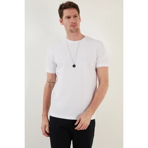 Pamuklu Bisiklet Yaka Basic T Shirt Erkek T Shirt 5902387