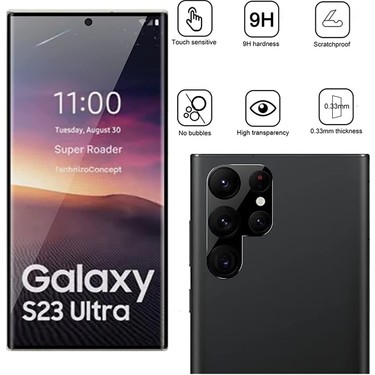 M.TK Moveteck Samsung Galaxy S23 Ultra Lens Koruyucu 3D Tam Fiyatı