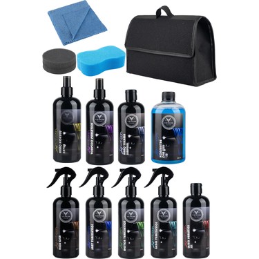 Venomcarpro 13 Parça Araç Araba Yıkama Bakım Seti Full -Oto Fiyatı