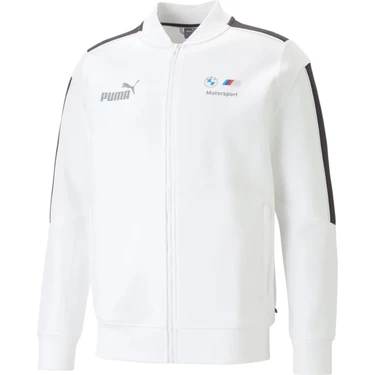 Puma white track sales jacket