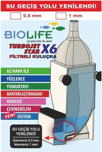 Biolife Turbo X6 Kuluçka 0,5mm