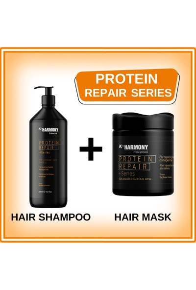 x Pro Harmony Proteın Repaır Serisi 2’li Bakım Serisi Saç Şampuanı 500 ml + Saç Maskesş 500 ml