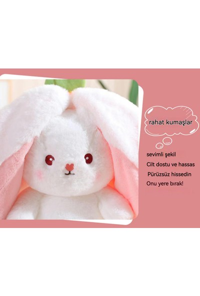 Choice Plus 20CM Çilekli Tavşan Peluş Oyuncak (Yurt Dışından)
