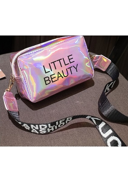 Mini Kadın Lazer Crossbody Messenger Omuz Çantası (Yurt Dışından)