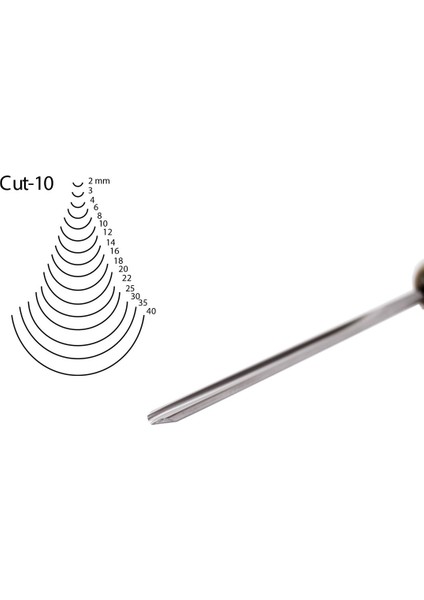 Kırschen Two Cherries 3 mm Düz Oluklu Iskarpela CUT10 (3110003) fiyatları