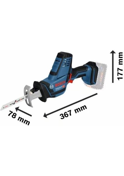 Gsa 18 V-Lı C Akülü Tilki Kuyruğu Testere 18 Volt