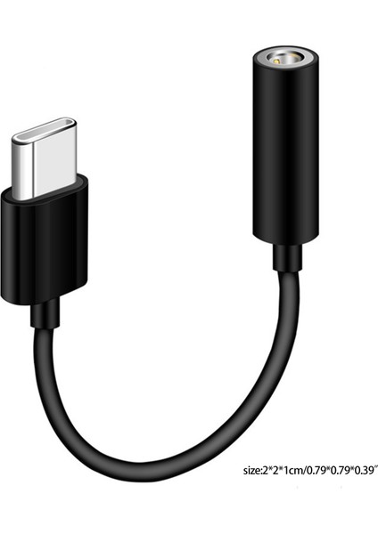 Redmi USB C Ila 3 5 mm Kulaklık Jakı Dijital Ses Adaptör Dönüştürücü - Siyah (Yurt Dışından) indirimleri