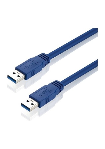 60 cm USB 3.0 Erkek Erkek Kablo USB 3.0 Erkek Erkek Kablo