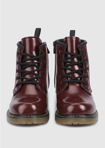 Bordo Kız Çocuk Bot modelleri