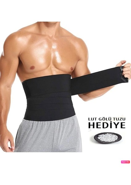 Tummy Wrap Waist Trainer Inceltici Bele Dolamalı Sarmal Bel Korsesi + 500 gr Lut Gölü Tuzu Hediye fiyatları