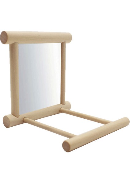 Montajlı Asılı Kuş Standı - Ahşap (Yurt Dışından)