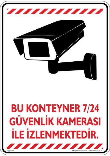 Bu Konteyner 7/24 Güvenlik Kamerası ile İzlenmektedir/v5
