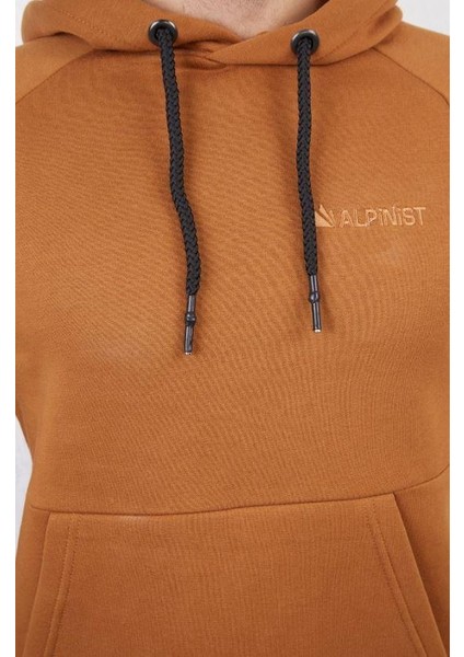 Alpınıst Delta Kapşonlu Sweatshirt Hardal Large