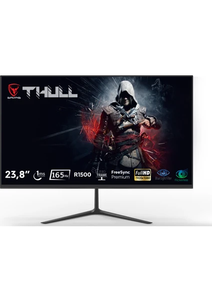 TG-238F 23,8" 1ms 165Hz Freesync Premium Fhd HDR300 (Hdmı+Dp+Vga) Frameless Va Flat Gaming LED Monitör