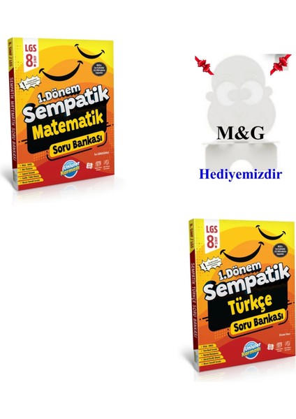 2023 LGS 1. Dönem Sempatik Matematik ve Türkçe Soru Bankası