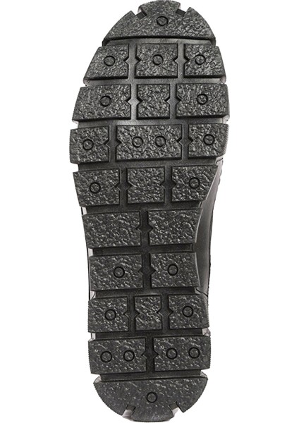 Buldozer BUL-230054 Siyah Nubuk Erkek Fermuar Detaylı Yarım Bot modelleri