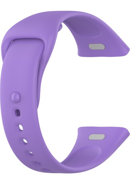 Casestreet Xiaomi Redmi Watch 3 Kordon Strap Kançalı Model Uyumlu Silikon Lila
