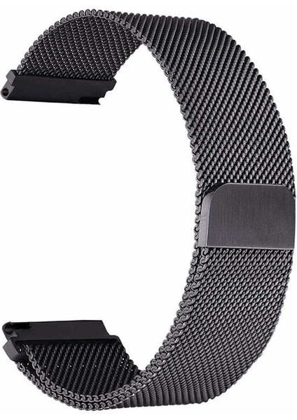 Robor Gts2 Kordon Strap Hasır Metal Örgülü Ayarlanabilir Siyah