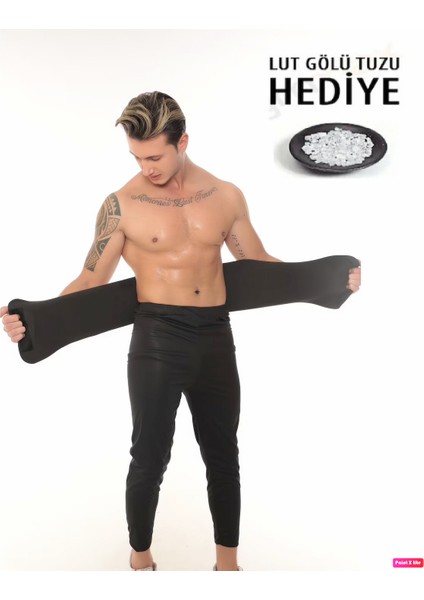 l Termal Sauna Korsesi Neopren Kumaş Sıkılaştırıcı Sauna Kemeri + 500 gr Lut Gölü Tuzu fiyatları