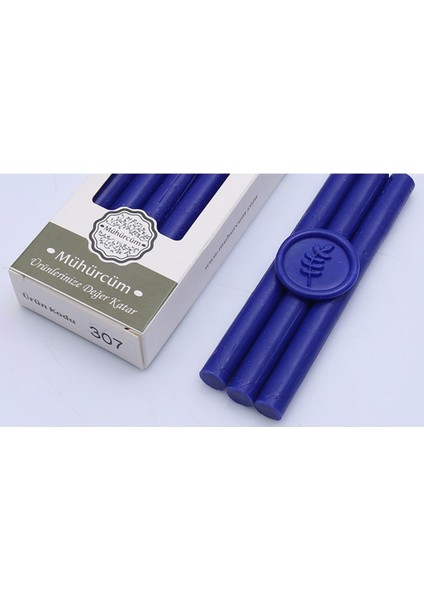 Mühür Mumu Çubuk 11MMX120MM 10 Lu Paket Model: 307 Parliament Mavi