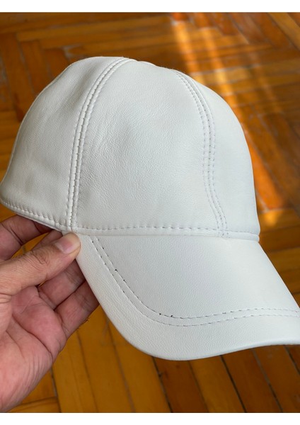%100 Hakiki Deri Spor Şapka