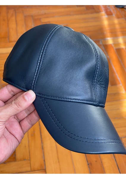%100 Hakiki Deri Spor Şapka
