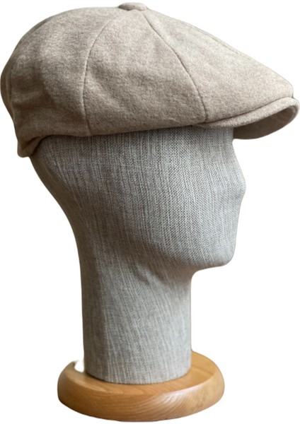 Kışlık Kaşe Kumaş Astarlı Peaky Blinders Baretta Şapka (Standart Beden)