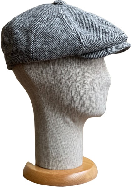 Kışlık Kaşe Kumaş Astarlı Peaky Blinders Baretta Şapka (Standart Beden)