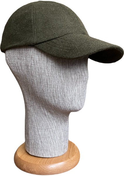 Kışlık Kaşe Kumaş Beyzbol Şapkası Spor Şapka (Standart Beden)