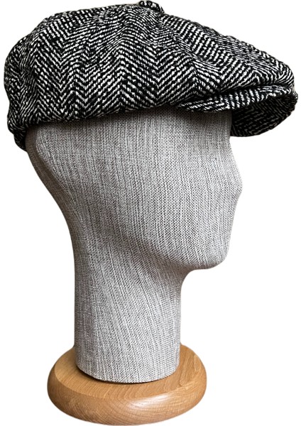 Kışlık Kaşe Kumaş Astarlı Peaky Blinders Baretta Şapka (Standart Beden)
